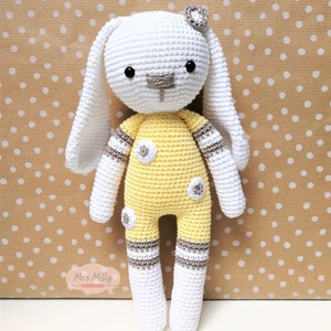 Amigurumi Bunny PDF Crochet Pattern Doll Toy Cute Sweet For Boy or Girl image 5