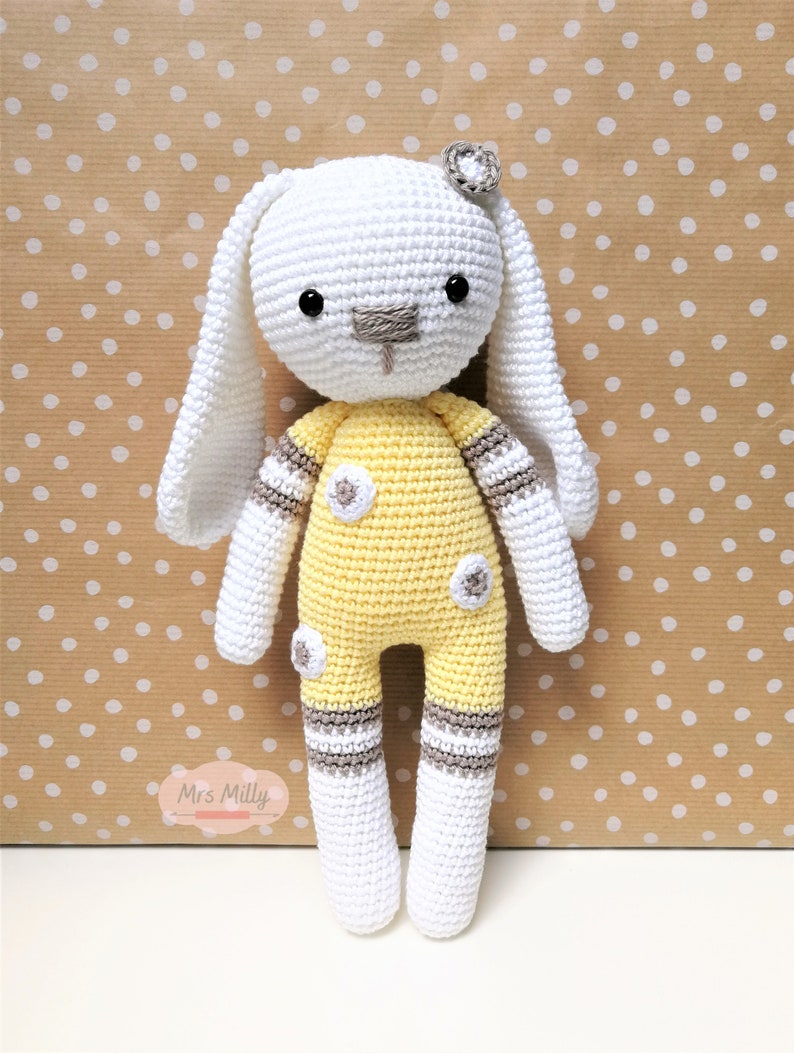 Amigurumi Bunny PDF Crochet Pattern Doll Toy Cute Sweet For Boy or Girl image 5