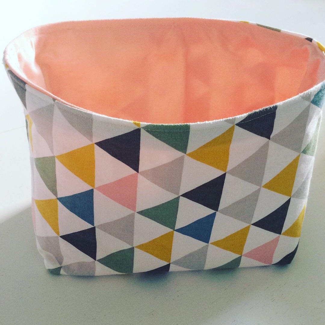 Panier Vide Poche Forme Triangulaire Sert Aussi Bien Pour Le Rangement Que La Décoration