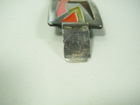 Mid-Century Modern Enamel Set Bracelet necklace/P… - image 6