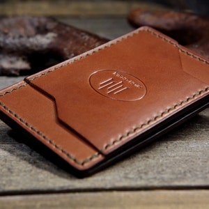 Create-Your-Own Admiral Minimalist Leather Wallet image 8