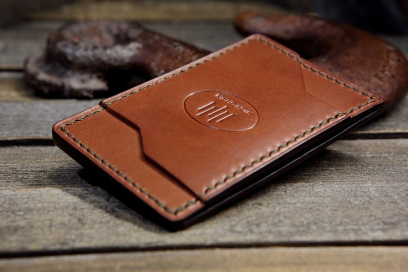 Create-Your-Own Admiral Minimalist Leather Wallet image 8