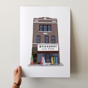Astoria Collection - Broadway Silk, Art Print, Wall Decor, New York City Art, Queens Art, Gift Idea