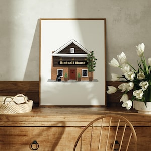 Peekskill Art Print - Birdsall House, Home Decor, Wall Print, Wall Art, Frameable, Unframed, Hudson Valley Art, New York Art