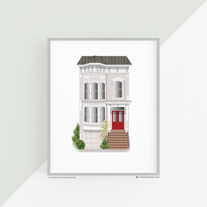 The Tanner Residence, Fiction Inspired Art Print, Wall Decor, Customizable, Pop Culture Art, Fan Art