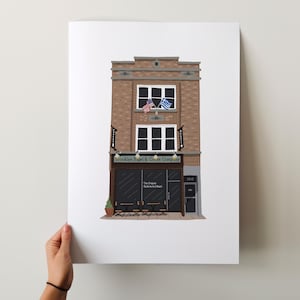 Astoria Collection - Brooklyn Bagel, Art Print, Wall Decor, New York City Art, Queens Art, Gift Idea