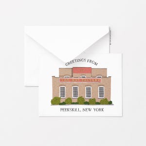 Peekskill-wenskaart - The Hat Factory, enkele wenskaart, alledaagse wenskaart, briefpapier, cadeau-ideeën