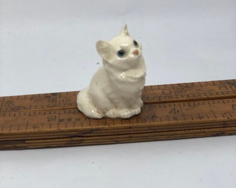 Hagen Renaker Miniature ceramic Persian White Cat