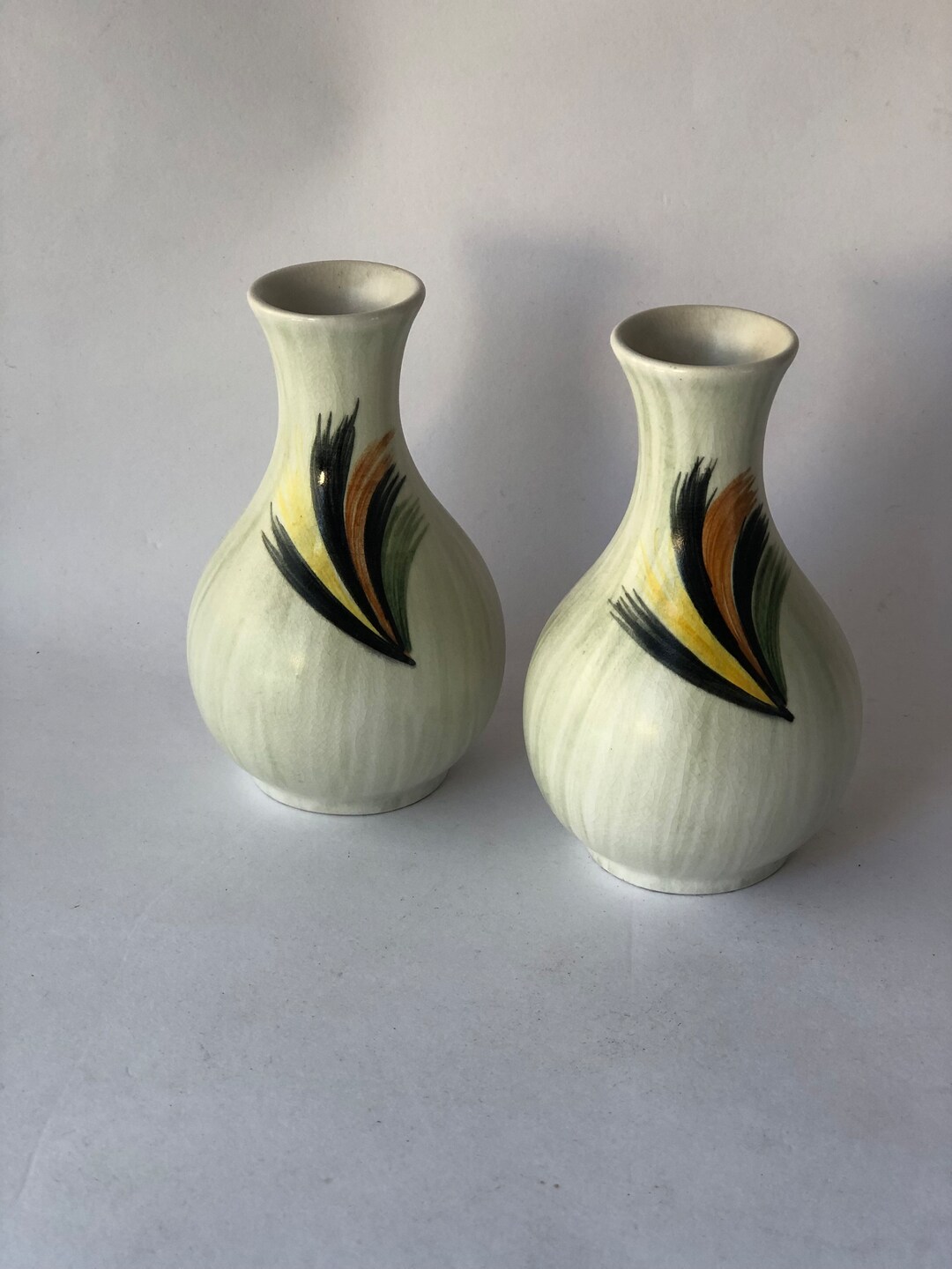Pair of Vintage Radford Pottery Small Vases, Uk Etsy