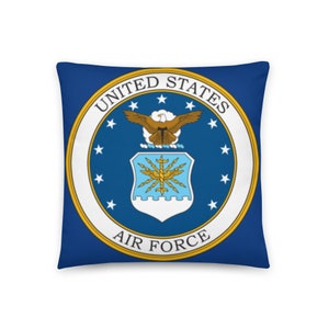 Air Force 18&quot; x 18&quot; Military Inspired Airmen Air Force Personnel Pillow & Case