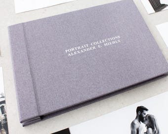 Refillable Portfolio (A3/A4 & US Letters) - 11x17 Art binder notebooks, client presentation, personalized document holder/folder organizer