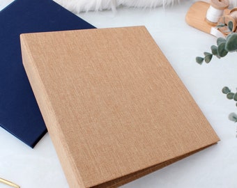 Hardback Linen File Folder; handmade with Hardcover for storing Document