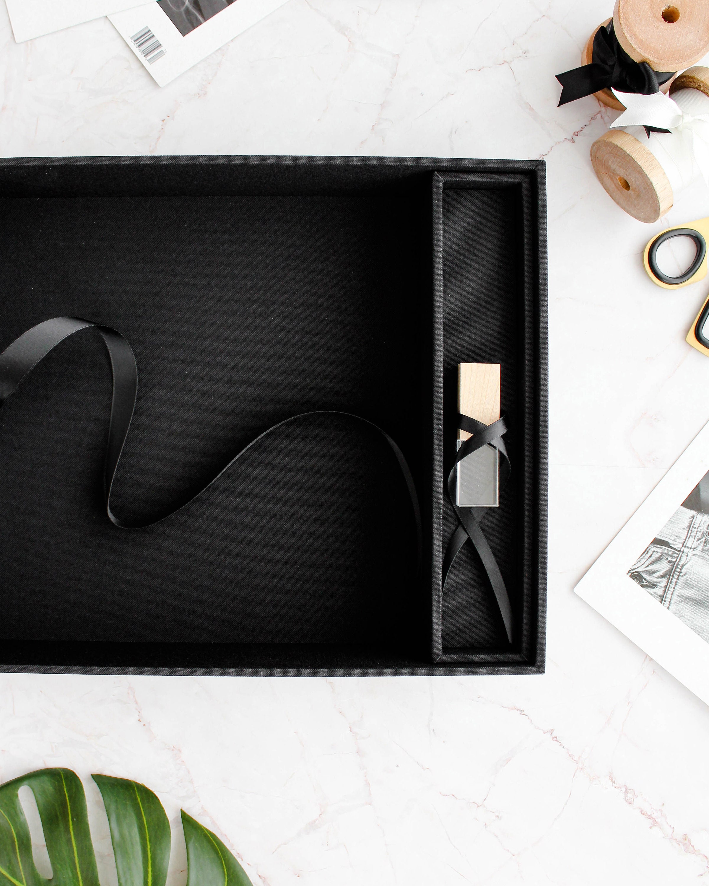 Wedding Album Storage box Leatherette USB Compartment Etsy