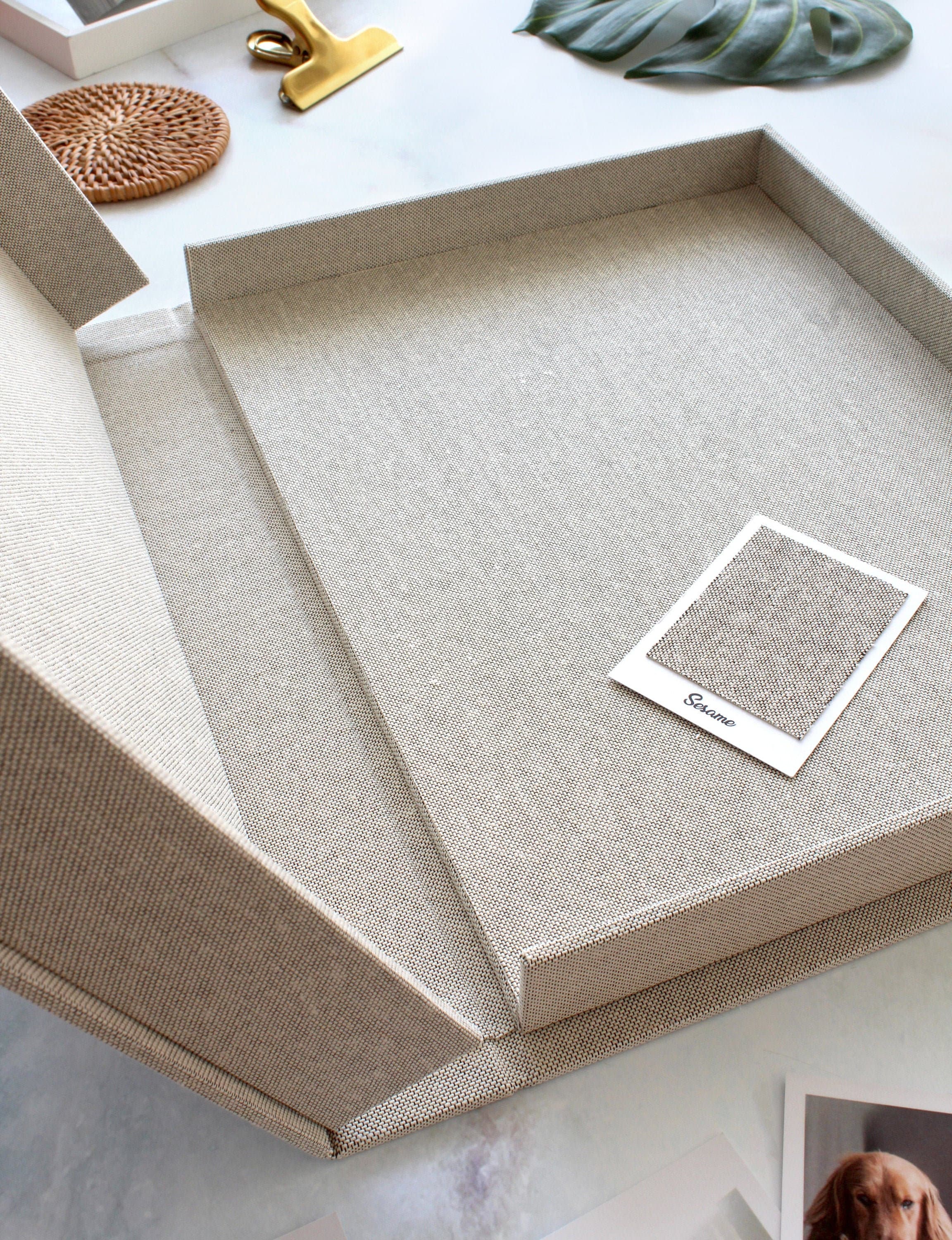 Clamshell Box for Photo Book. Classic Yet elegant keepsake box Etsy