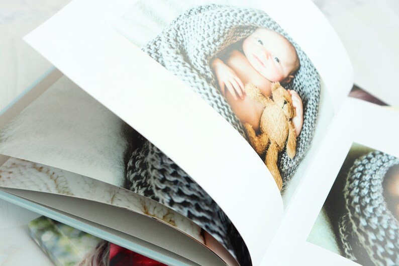 Printed Hardcover Photobook Image Wrap Photobook Glossy Hard Etsy