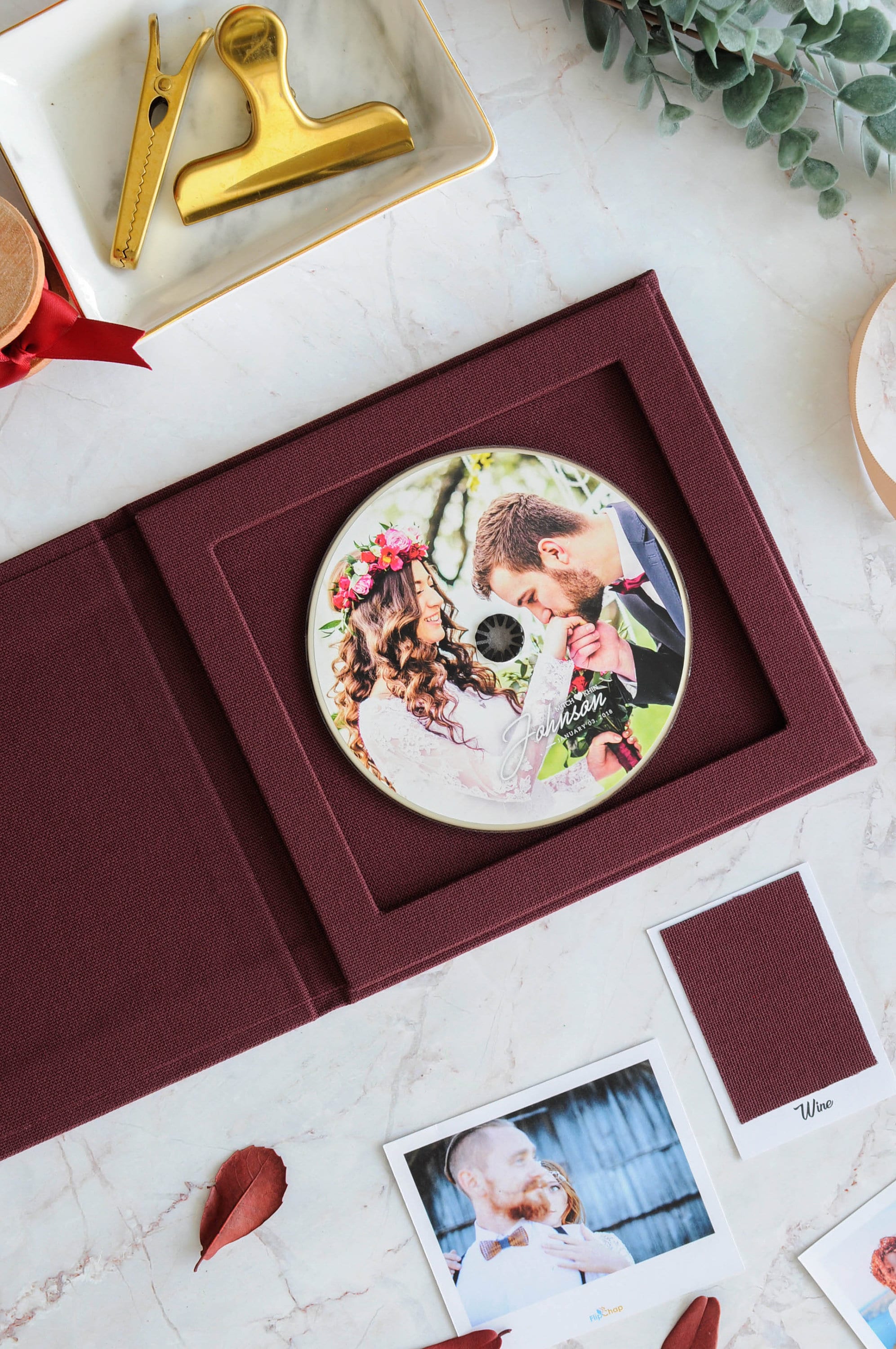 Linen CD & DVD Sleeve Box With Your Logo Stamping; a Handmade Keepsake ...