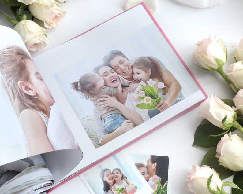Printed Hardcover Photobook Image Wrap Photobook Glossy Hard Etsy