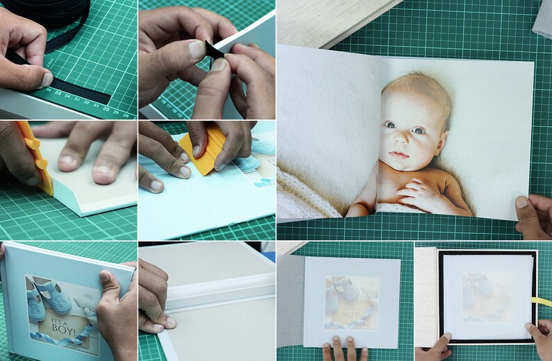 Printed Hardcover Photobook Image Wrap Photobook Glossy Hard Etsy