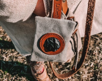 Hundekotbeutel Poepzakjes Dispenser Kackbeutel Hunde Gassi Beutel Halter Canvas Vegan