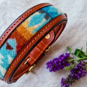 Hundehalsband Boho Cognac Lisbeth Bild 1