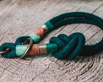 Zugstopp Hundehalsband Juniper aus Hanftau | nachhaltiges Rope Dog Collar | verstellbares Halsband Hund | robust & stylisch