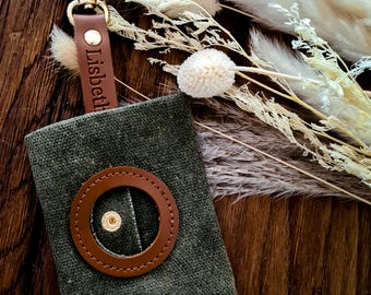 Hundekotbeutel  Halter Poop Bag Dispenser Kackbeutel Hunde Gassi Beutel Halter Canvas Vegan