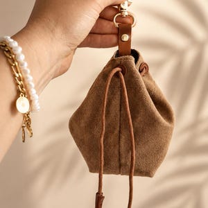 Canvas Treat Pouch Dog Bag | Training Snack Holder with Carabiner