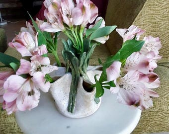 6 Holed Ceramic Vase