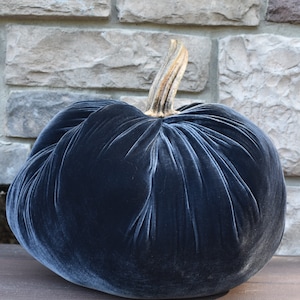 Velvet Pumpkin Jumbo Cutiekins, fall decor, table centerpiece, cozy home gifts, farmhouse decor, wedding centerpieces