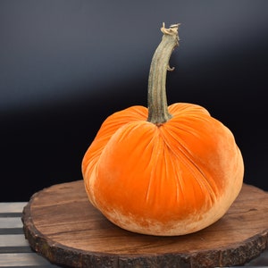 Velvet Pumpkins Large,Fall Colors, fall Decor, Thanksgiving, Wedding Decor, Mantle, Table centerpiece, Baby Shower, Weddings