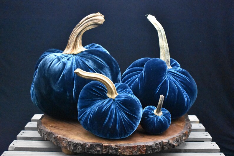 Zucca gigante in velluto: centrotavola autunnale, decorazione in stile rustico Ocean