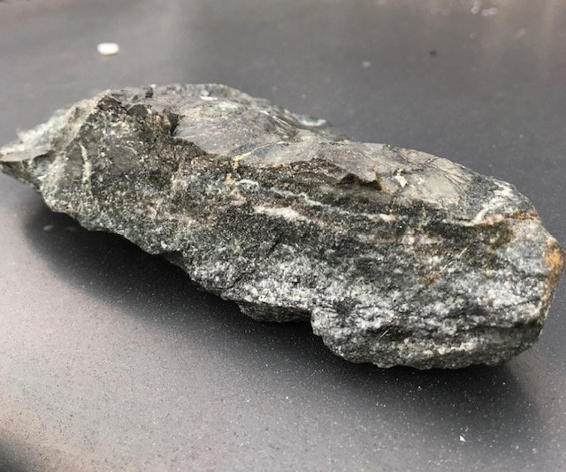 Beautiful Pyrite Veins in Serpentine for Jewelry Making or Etsy