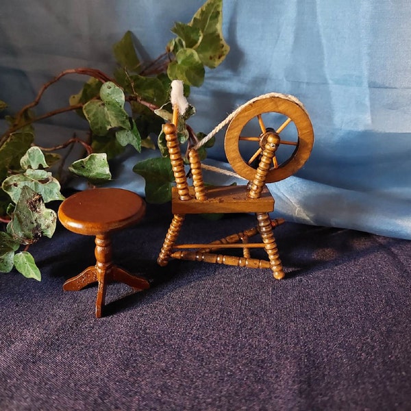 Mini Spinning Wheel Etsy