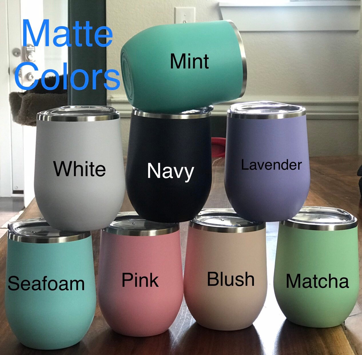 Laser Etched Wine Tumblers Etsy