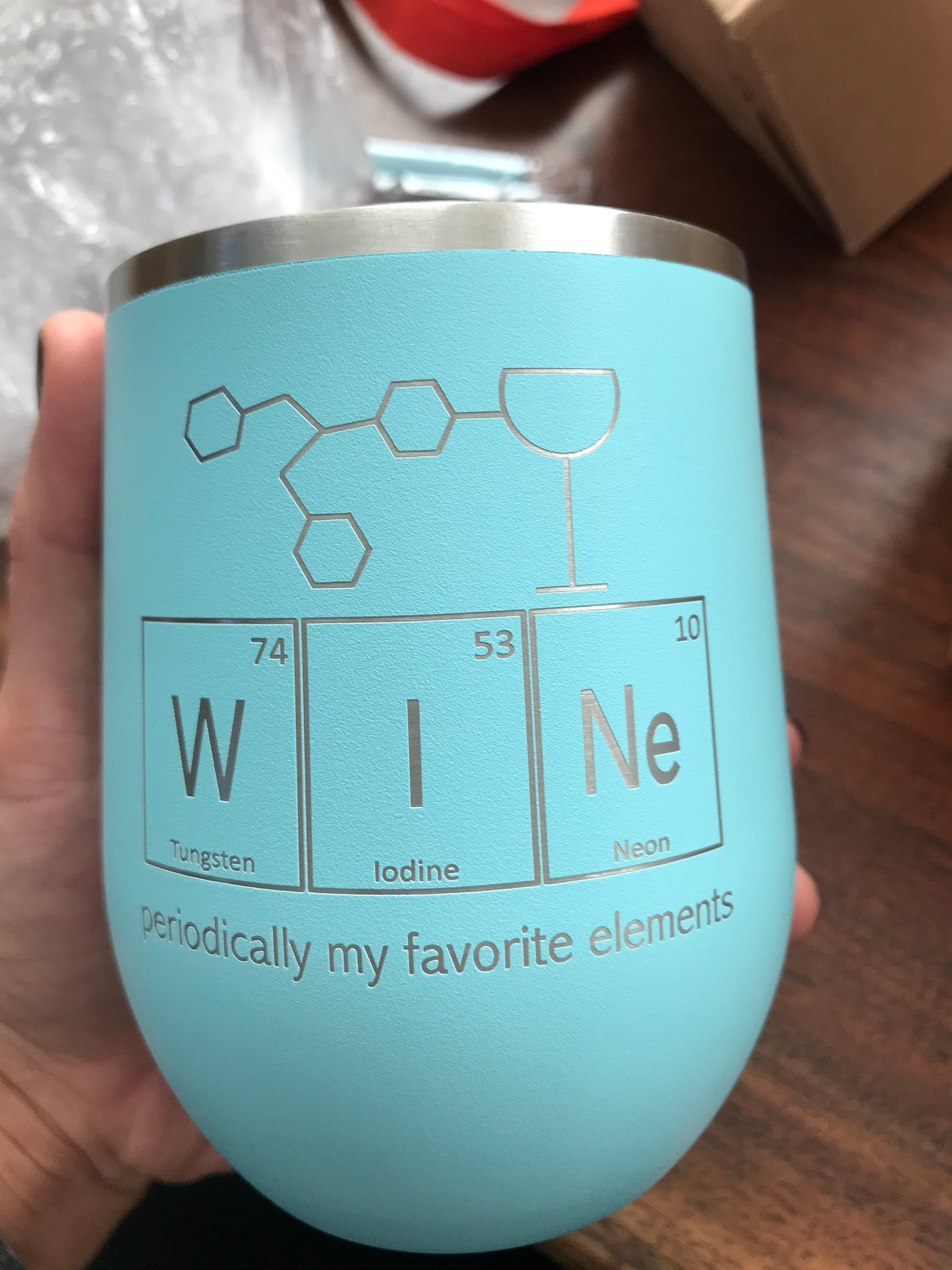 Laser Etched Wine Tumblers Etsy