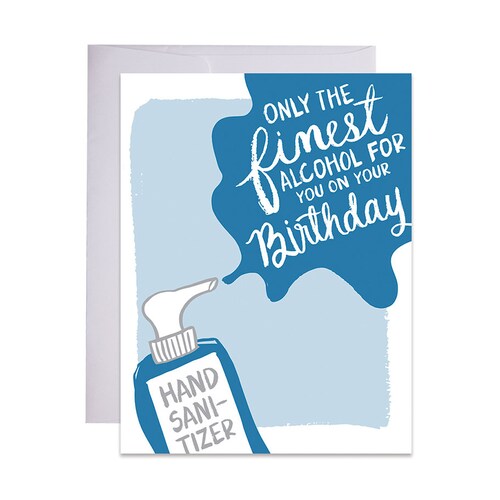 Quarantine Birthday Card / Funny Greeting Card / Face Mask Etsy