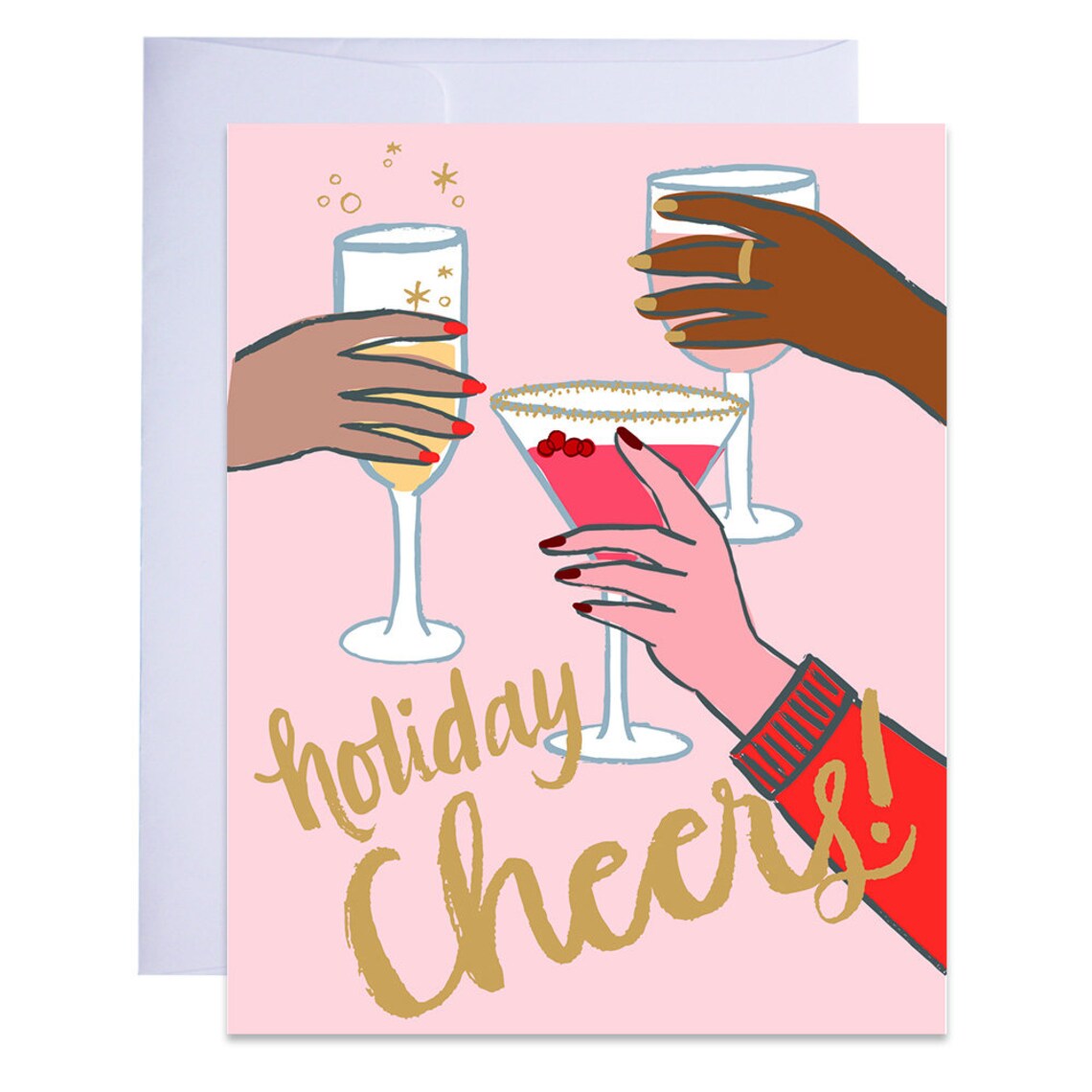 Friend Christmas Card Season's Greetings Christmas | Etsy