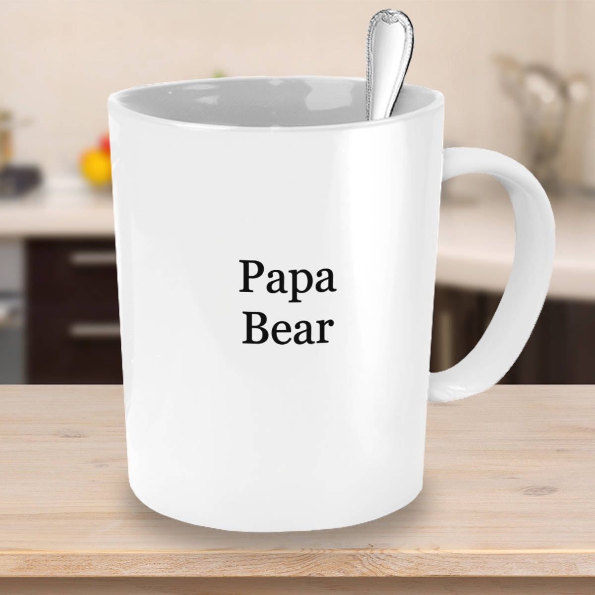 papa bear Coffee Mug by ThyShirtProject