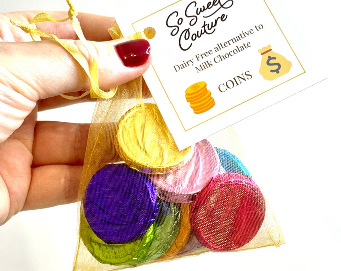 Vegan Chocolate Coins Etsy UK