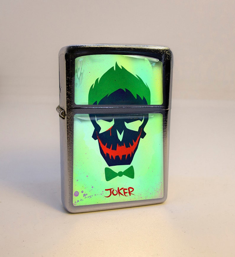 Joker lighter set superhero Personalised Engraved lighter Etsy