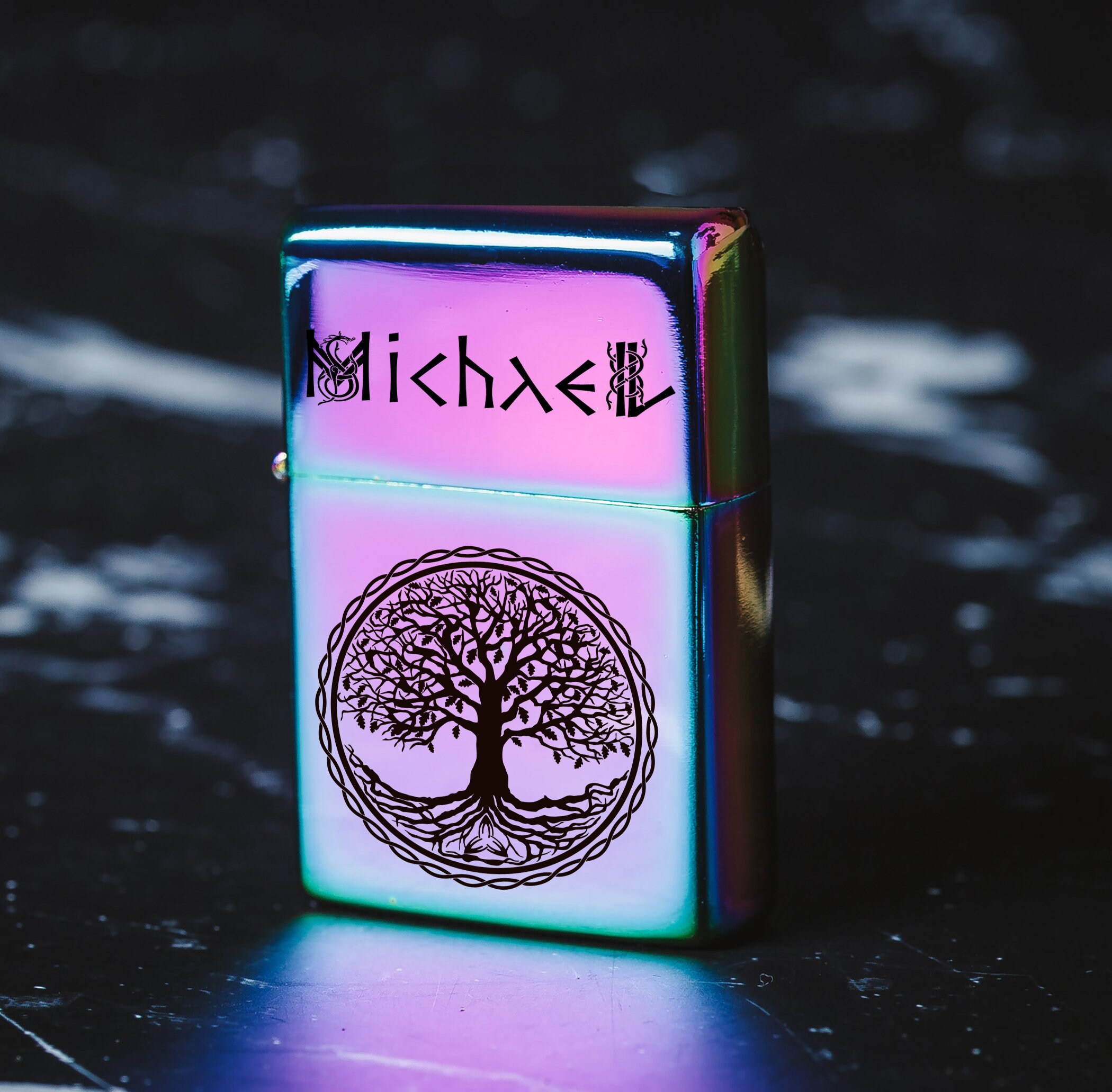 Personalized Engraved Windproof Lighter 141 Viking symbols Etsy