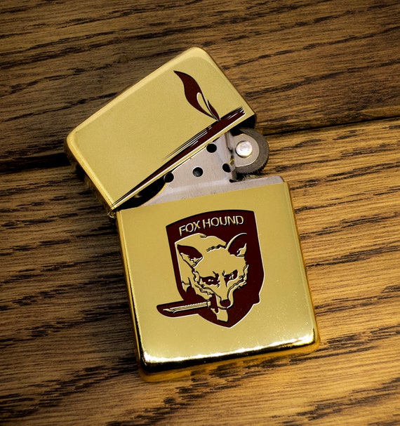 Metal Gear Solid Gear Solid Fox Lighter Personalised Etsy