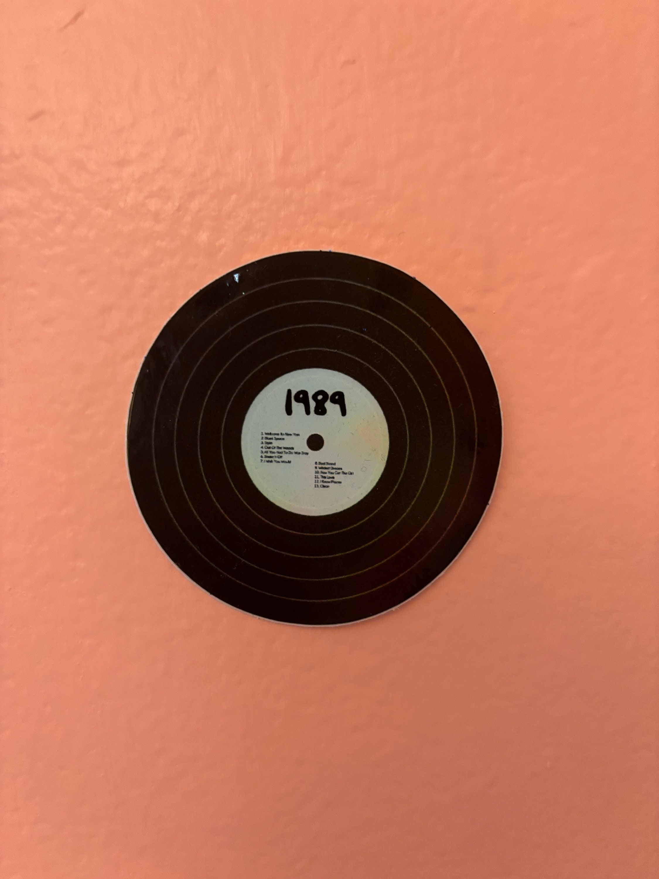 1989 Record 2.5” Holograpgic Vinyl Sticker FREE SHIPPING - Etsy