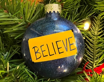 Lasso "Believe" Ornament - Free Shipping!