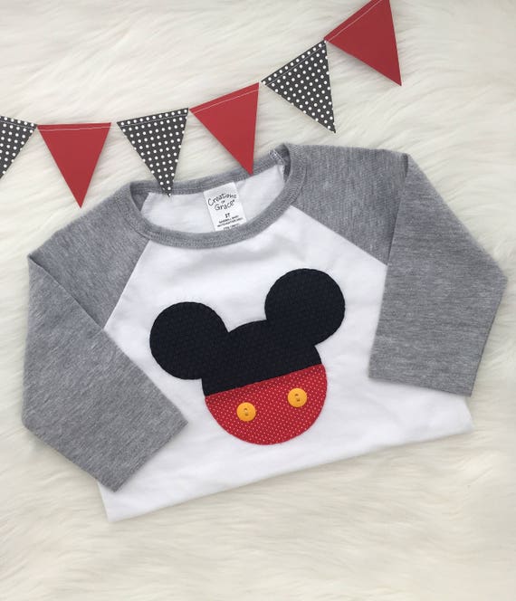 mickey mouse baseball tee