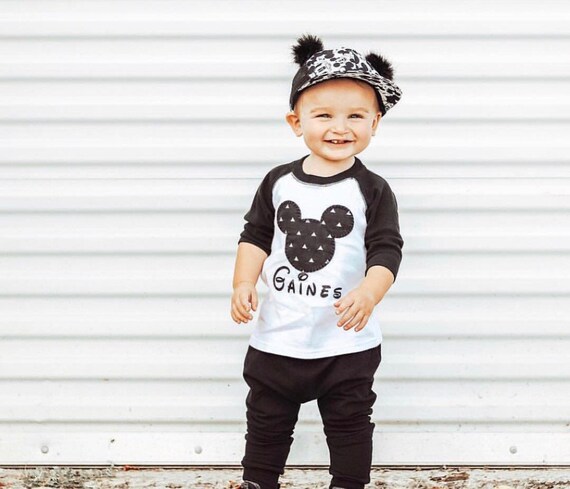 mickey mouse baseball tee