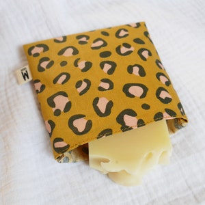 Sacchetto per sapone impermeabile leopardato