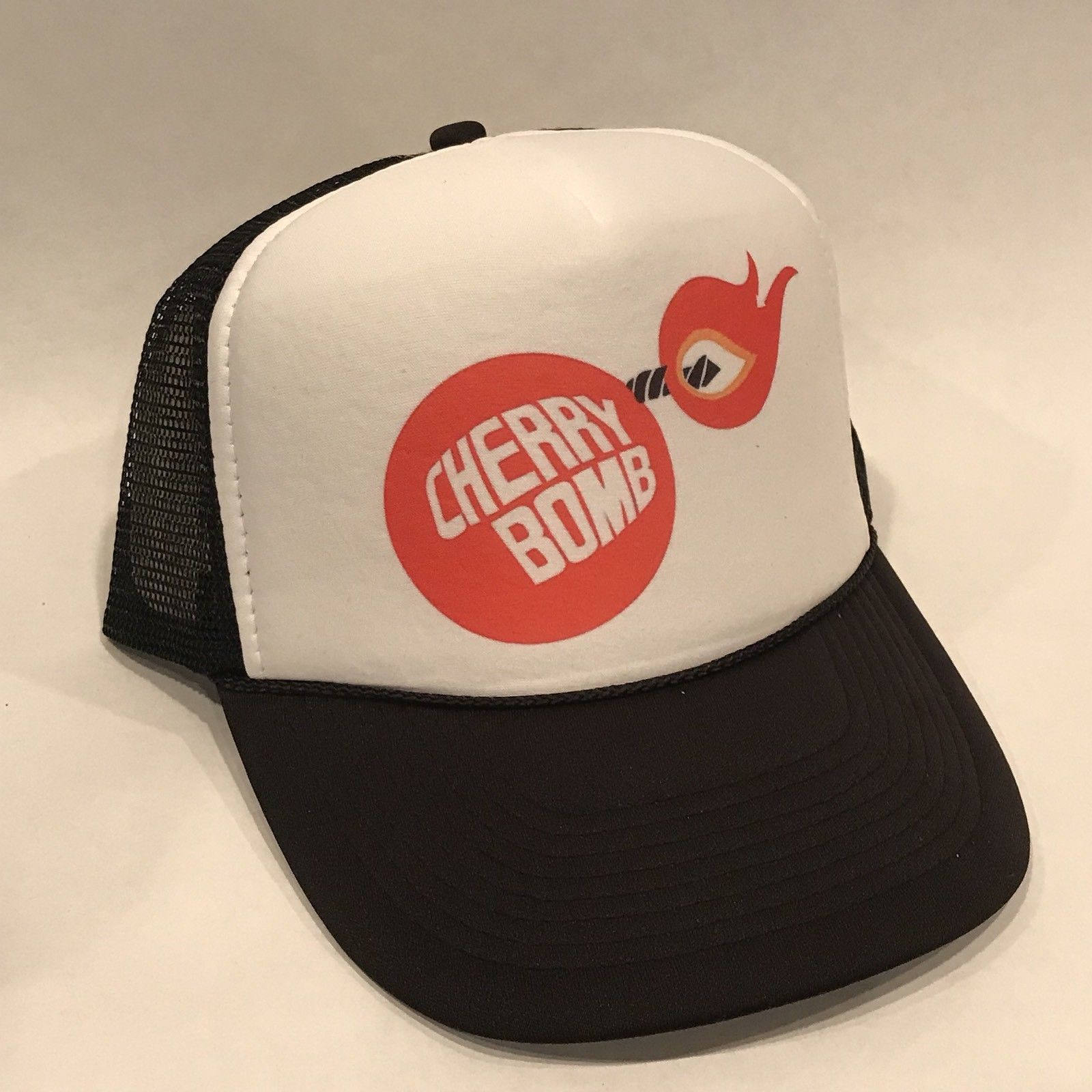 Vintage Cherry Bomb Trucker Hat Mesh Snapback Cap Glass Pack Etsy