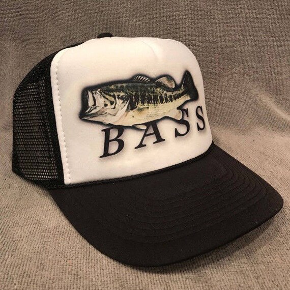 bass fishing trucker hats