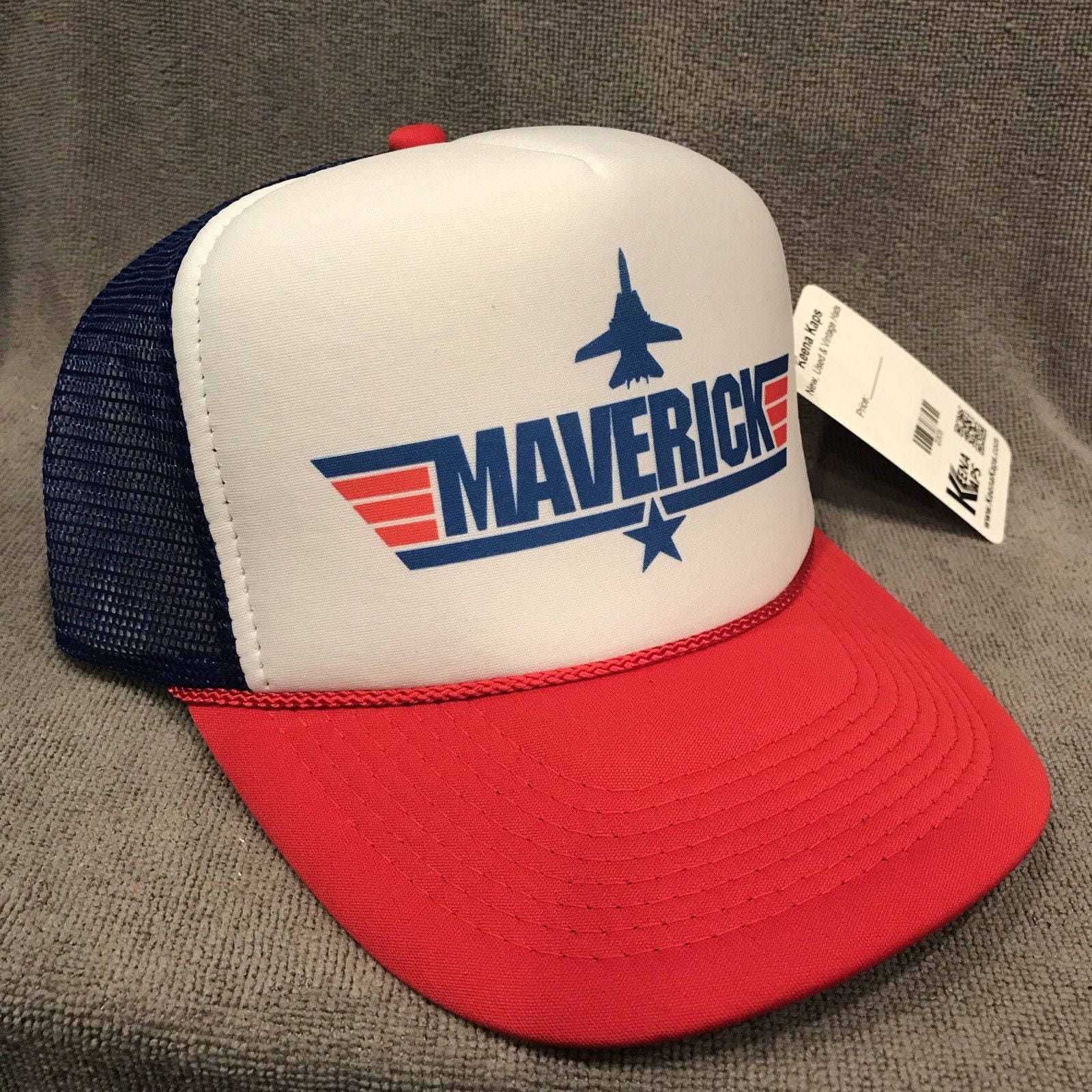 Top Gun Maverick Trucker Hat Vintage Movie Promo Snapback Etsy